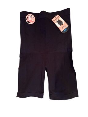 Shapermint Essentials High Waisted Shaper Shorts XL/2XL Black Tummy Control NWT